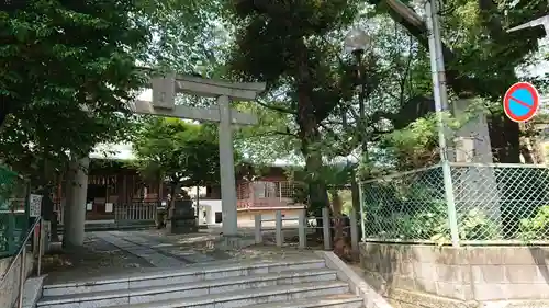 本郷氷川神社の鳥居