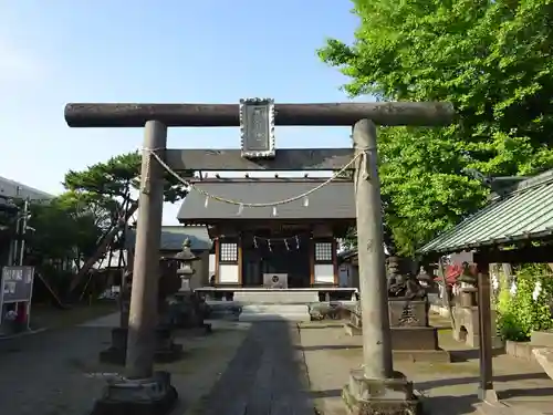 行徳神明神社（豊受神社）の鳥居