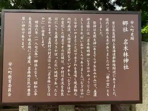 名木林神社の歴史