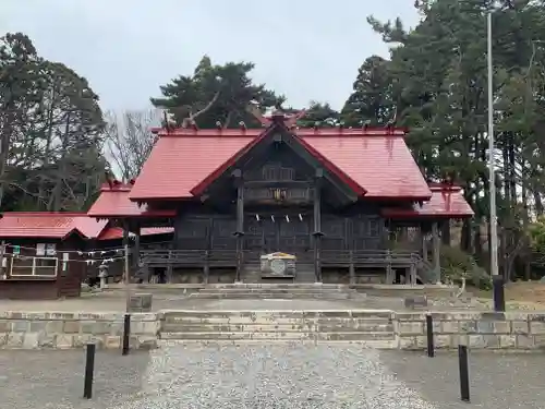 松前神社の本殿