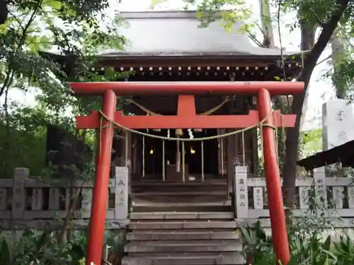 自由が丘熊野神社の鳥居