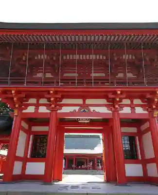 藤崎八旛宮の山門・神門