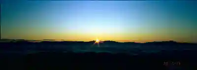 白山比咩神社　奥宮の景色