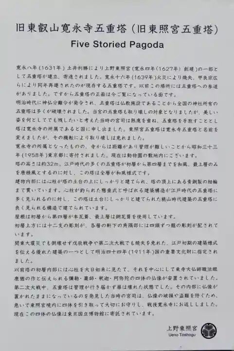 上野東照宮の歴史