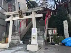 三田春日神社の鳥居