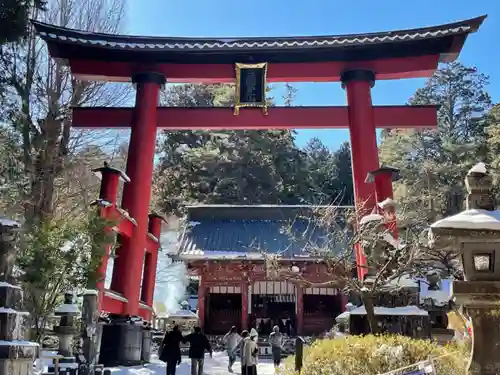 北口本宮冨士浅間神社の鳥居