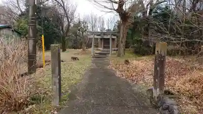 乳母神社の鳥居