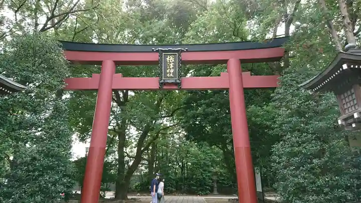 根津神社の鳥居