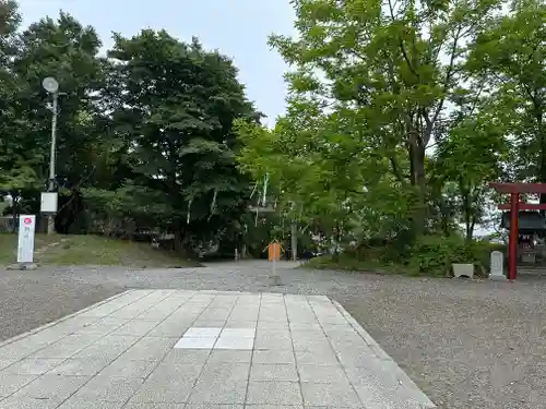 釧路一之宮 厳島神社の庭園