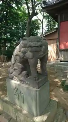 根神社の狛犬