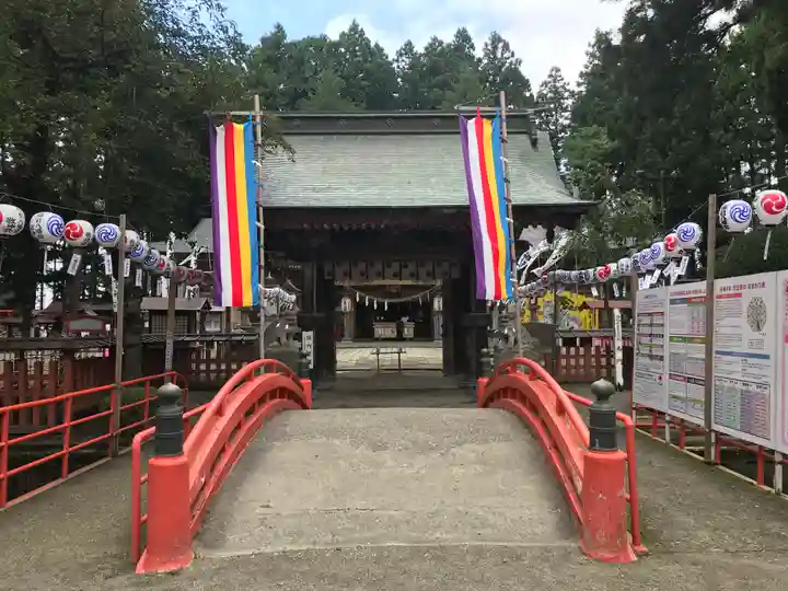 櫛引八幡宮の山門・神門