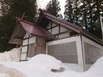 末高白山神社の本殿・本堂