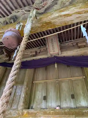 加蘇山神社の本殿