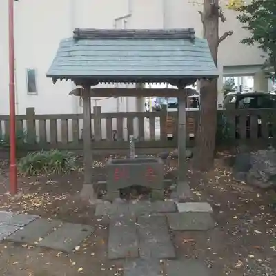中曽根天祖神社の手水舎