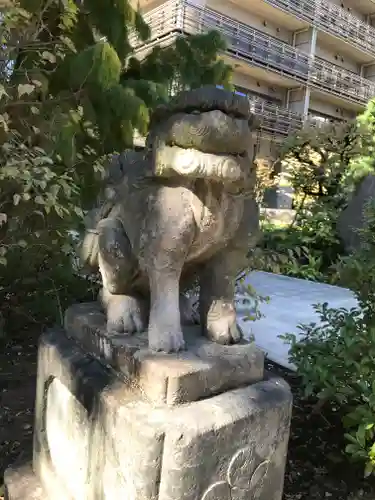 成子天神社の狛犬