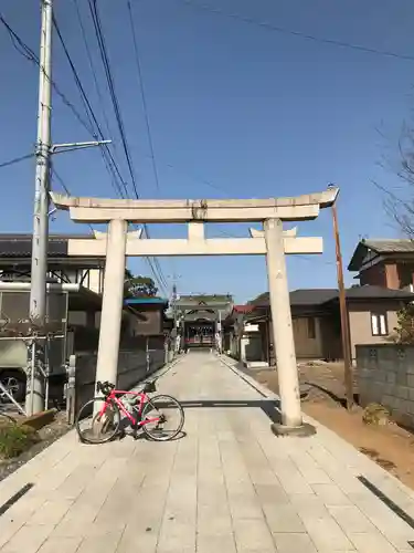 雷電神社の鳥居