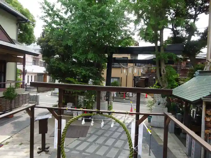 菊名神社の鳥居