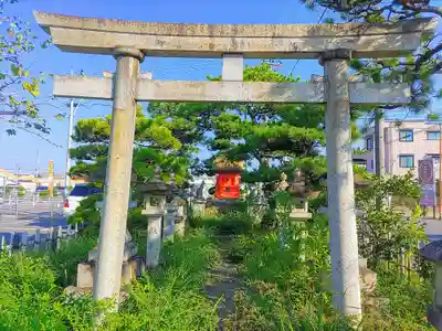 伏見稲荷大明神の鳥居