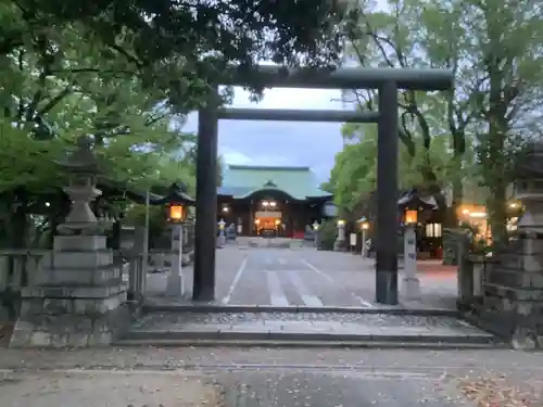 溝旗神社（肇國神社）の鳥居