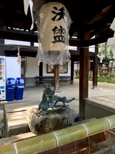 杭全神社の手水