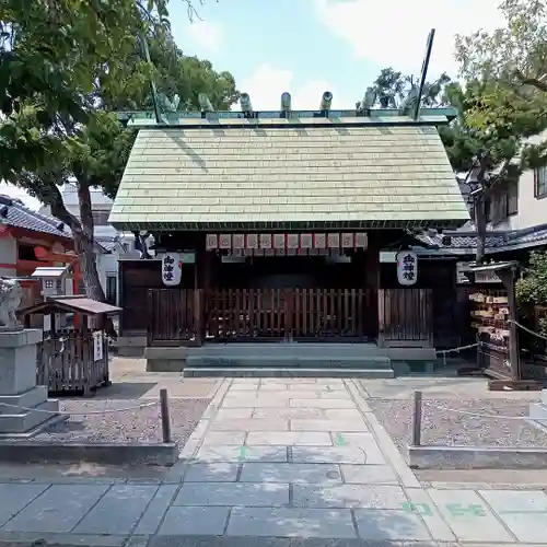朝日神明社の本殿・本堂