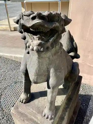 白金氷川神社の狛犬