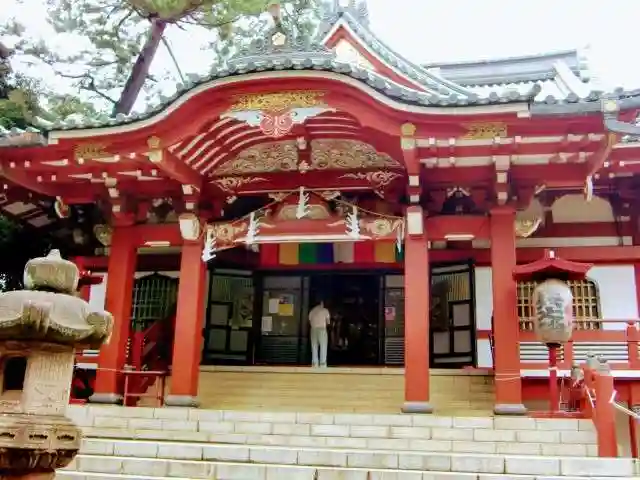 法華経寺の本殿・本堂