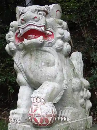 倭文神社の狛犬