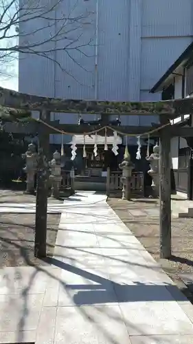 御釜神社の鳥居