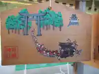 岸城神社の絵馬