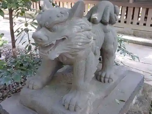 駒木諏訪神社の狛犬