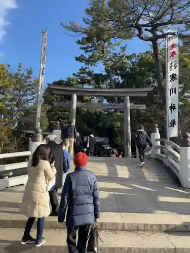 寒川神社の鳥居