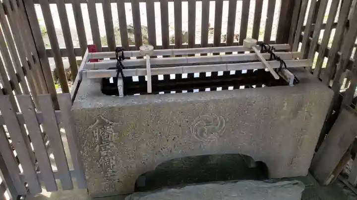 小竹八幡神社の手水舎