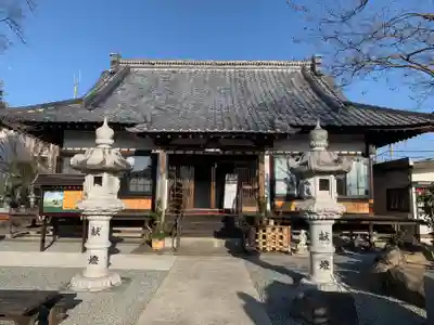 山梨県　昭和町　正覚寺の本殿・本堂