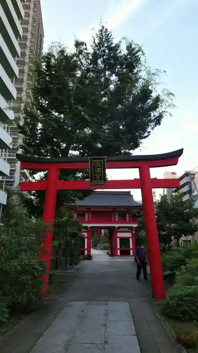成子天神社の鳥居