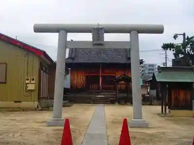高富蕎高神社の鳥居