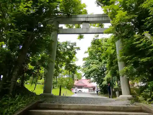 釧路一之宮 厳島神社の鳥居