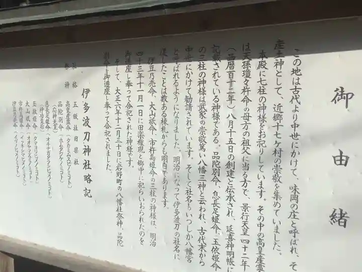 伊多波刀神社(愛知県)