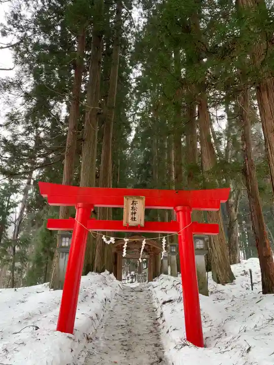 桜松神社の鳥居