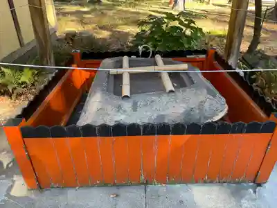 八幡秋田神社の手水舎