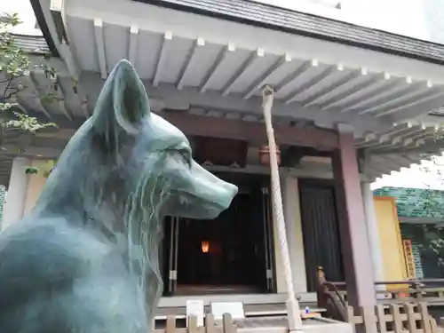 宮益御嶽神社の狛犬