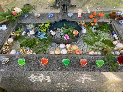 正一位 若草稲荷神社の手水舎