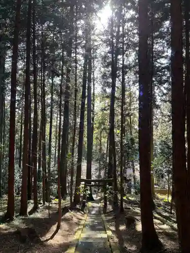 日光大室高龗神社の鳥居