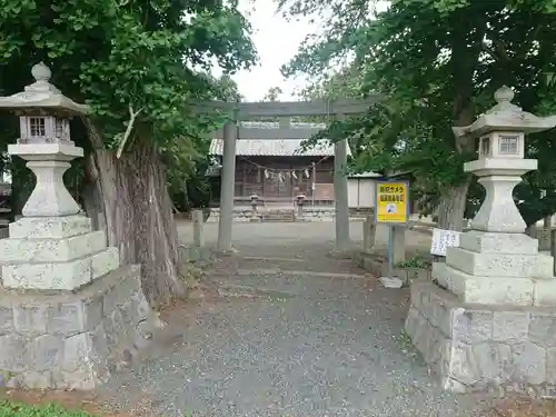 八幡社の鳥居