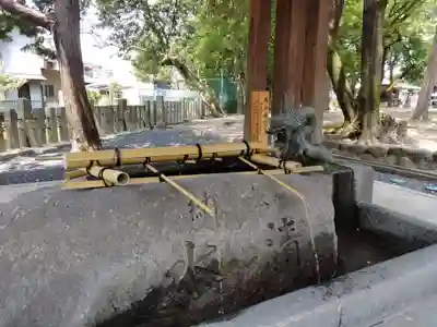 川原神社の手水舎