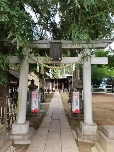 大宮前春日神社の鳥居