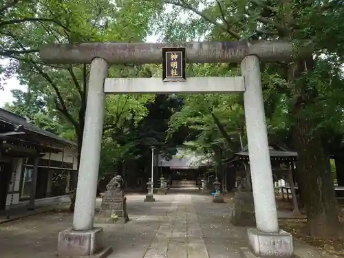 神明社の鳥居