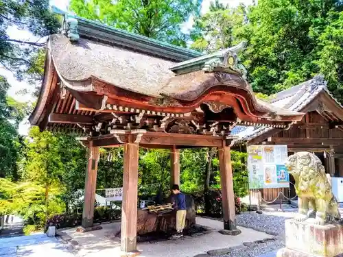 白山宮の手水舎