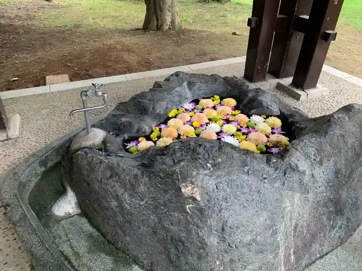 月寒神社の手水舎