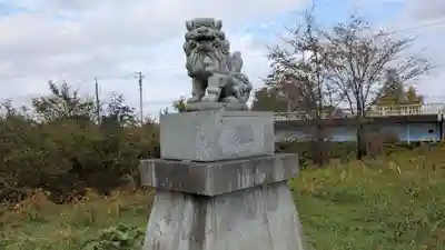 中更別神社の狛犬